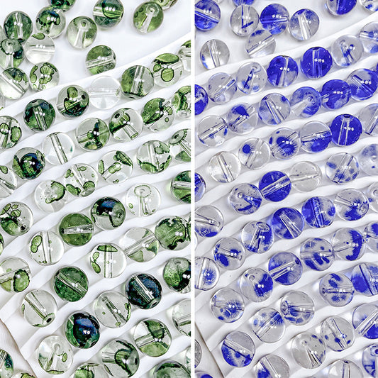 [B102] Dancing Ink (10mm Glass Beads)