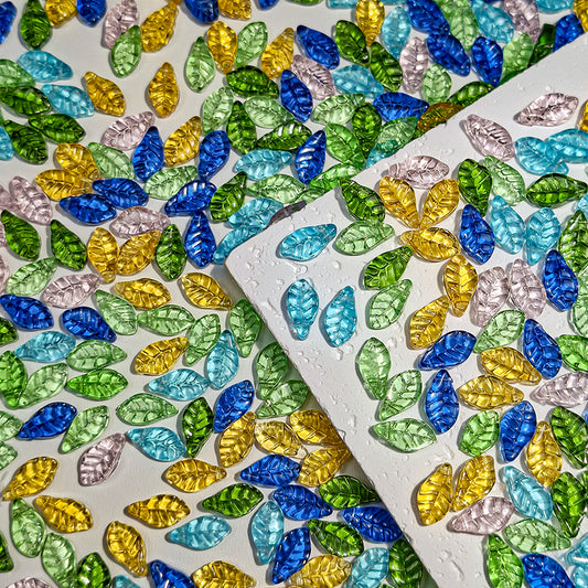 [B106] Pixie Leaves (Glass Beads)