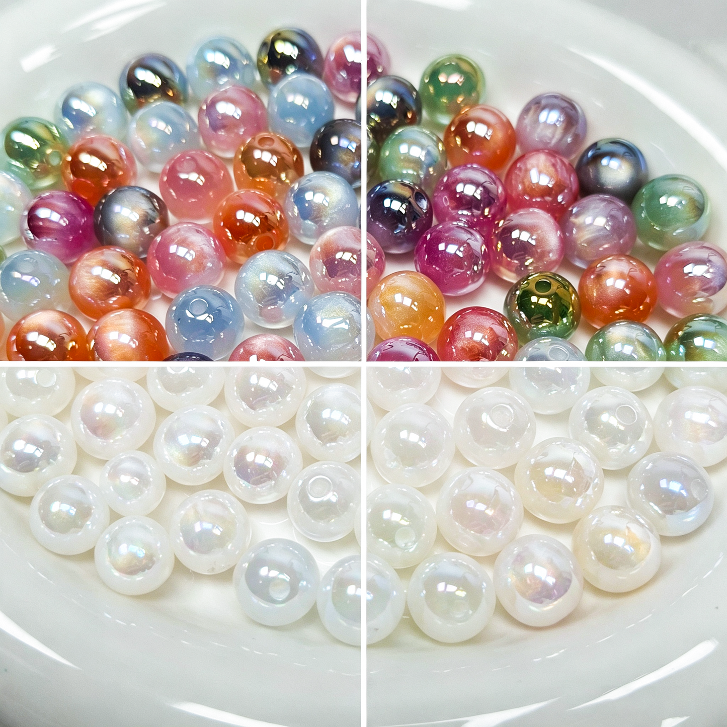 New!🆕[B503] UV Color‑Changing Beads (10mm,Resin)