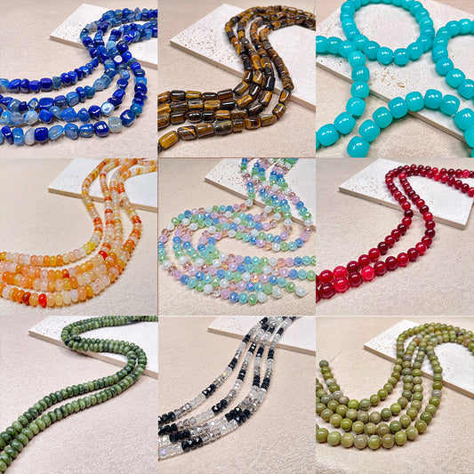 Sale🔥[BB02] Multi-Shaped Natural Crystal Beads (Rock)
