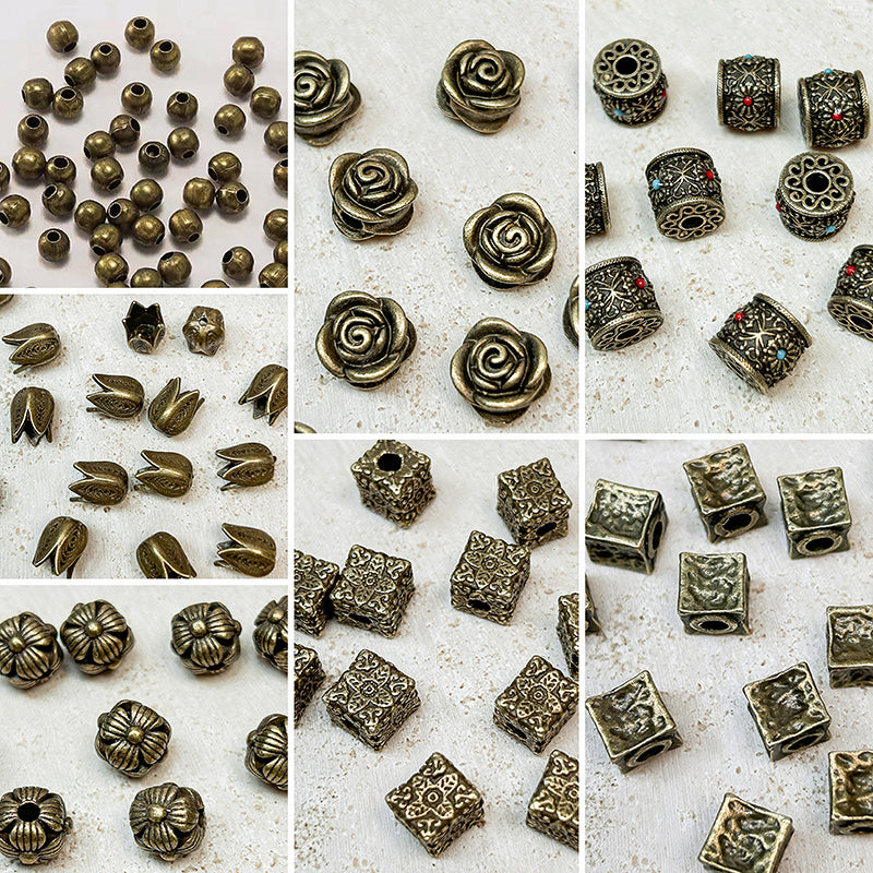 [E252] Bronze Color Alloy Charms
