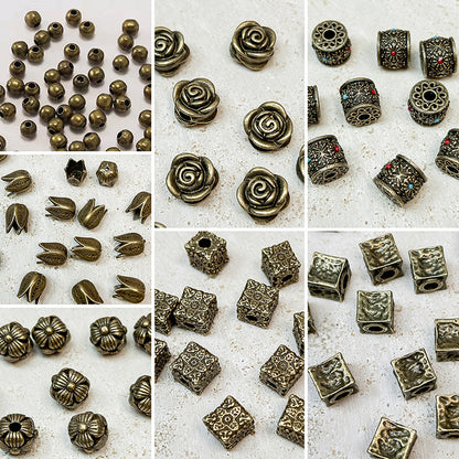 [E252] Bronze Color Alloy Charms