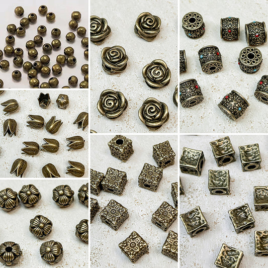 [E252] Bronze Color Alloy Charms