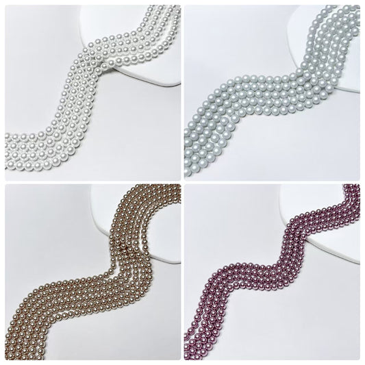 🦪[B341] Glass Pearls