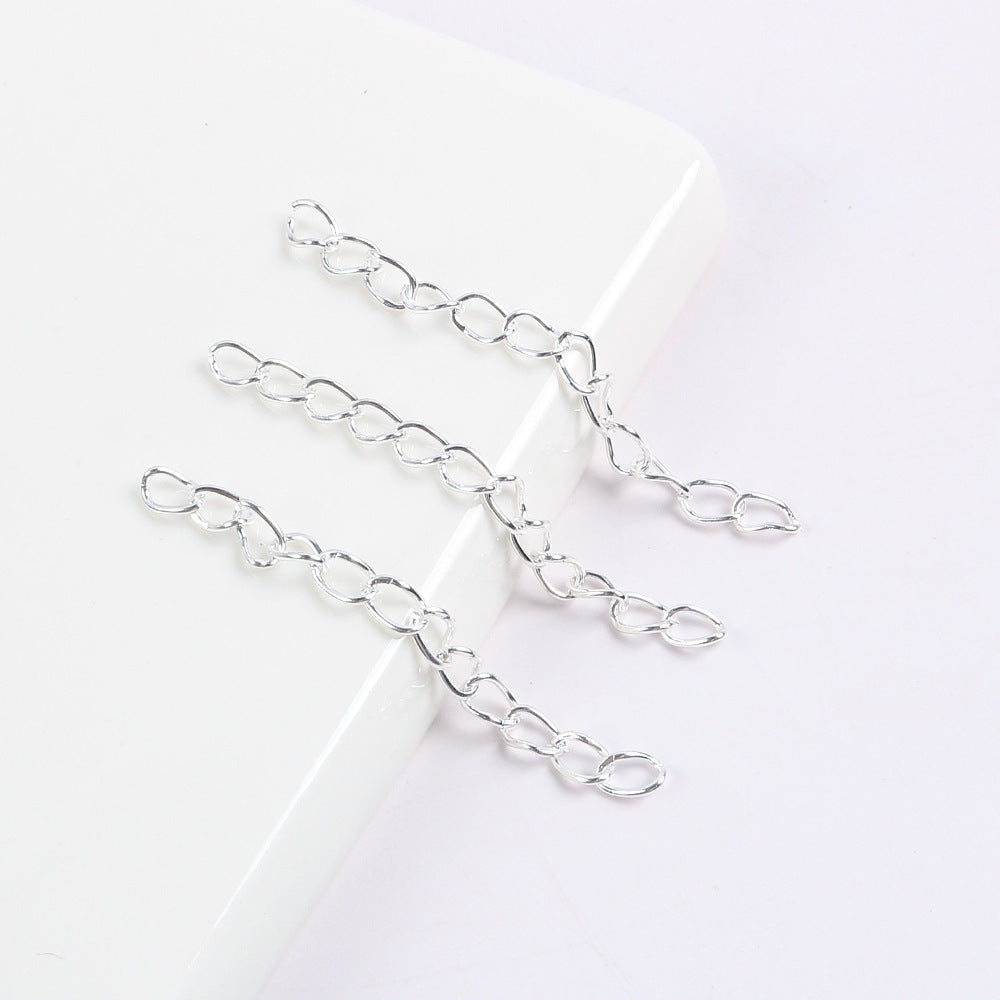 🔗[E117] 2 inch Silver Extender Chain