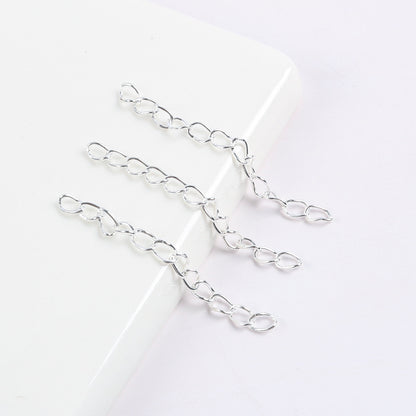🔗[E117] 2 inch Silver Extender Chain