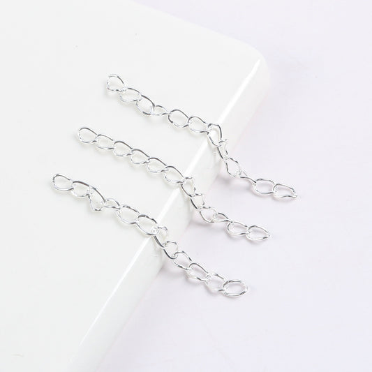 🔗[E117] 2 inch Silver Extender Chain