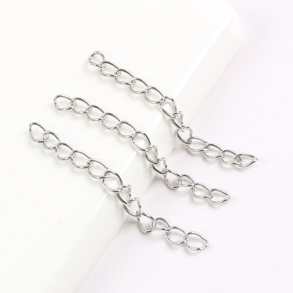 🔗[E117] 2 inch Silver Extender Chain