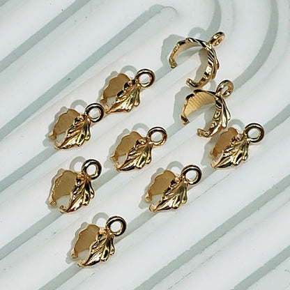 New!🆕[E143] Leaf-Shaped Pendant Clasp