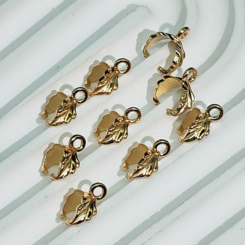 New!🆕[E143] Leaf-Shaped Pendant Clasp