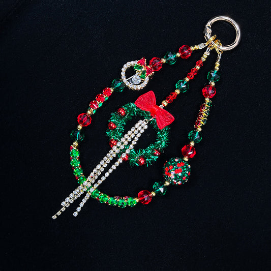 New!🆕🎄[B168] Christmas Wreath (All-Inclusive Phone Charm Beading Kit)