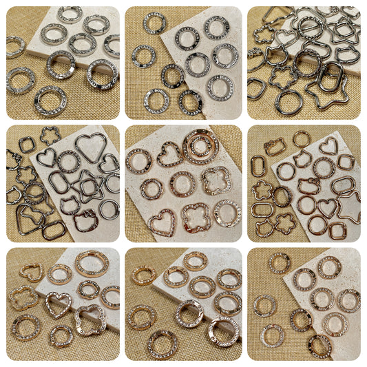 New!🆕 [E147] Spring Ring (For Keychain & Phone Charm)