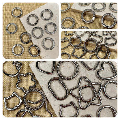 New!🆕 [E147] Spring Ring (For Keychain & Phone Charm)