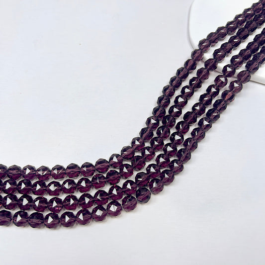 New!🆕[B207] Purple Bead Strings (Glass)