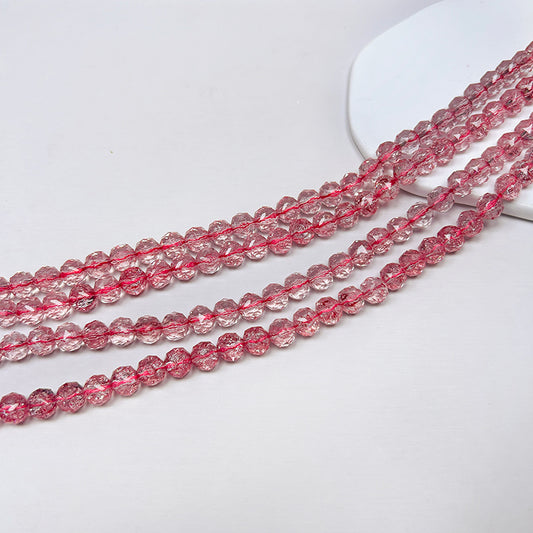 New!🆕[B205] Red Bead Strings (Glass)