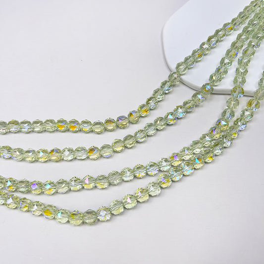 New!🆕[B208] Green Bead Strings (Glass)