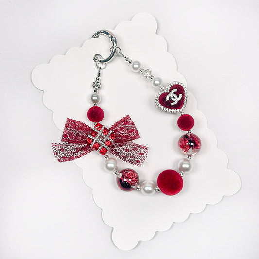 ❤️‍🔥New!🆕[B199] Scarlet Bloom (Phone Charm Beading Kit)