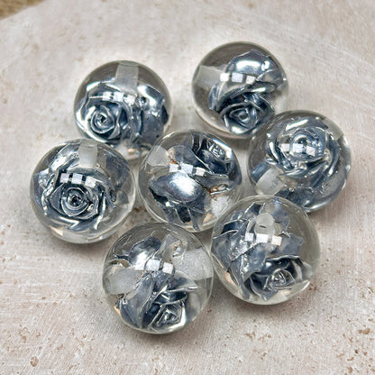 🌹New!🆕[B214] 16mm Rose Resin Beads Charms