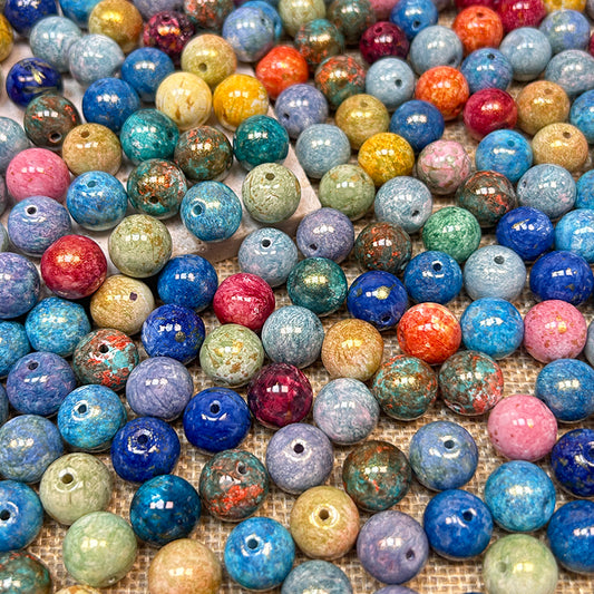 🎨New!🆕[B221] Oil Painting Glass Beads