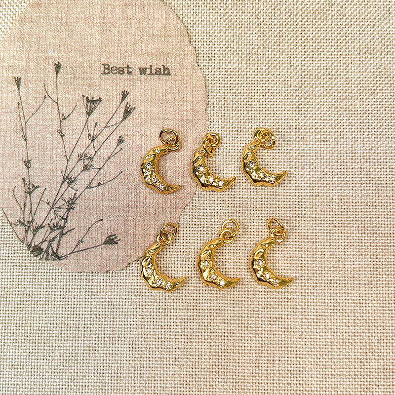 🌙New!🆕[E167] Copper Moon Pendant