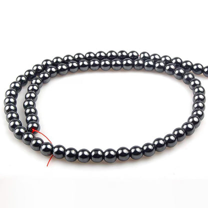 🖤New!🆕[B228] Black Hematite Beads