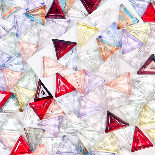 🔺New!🆕[B226] Triangle Glass Beads