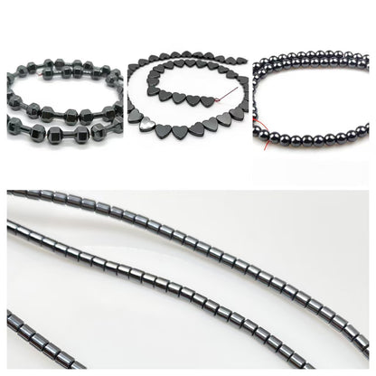 🖤New!🆕[B228] Black Hematite Beads