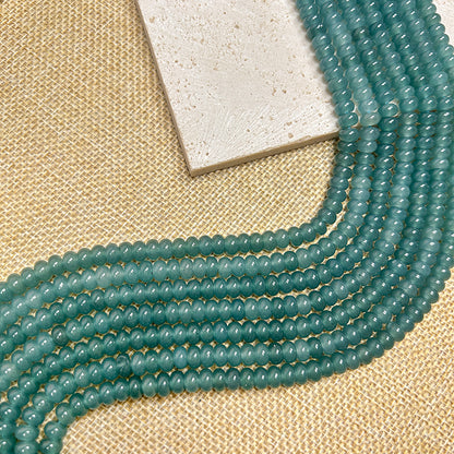 New!🆕[B234] 4*6mm Nature Stone Donut Beads