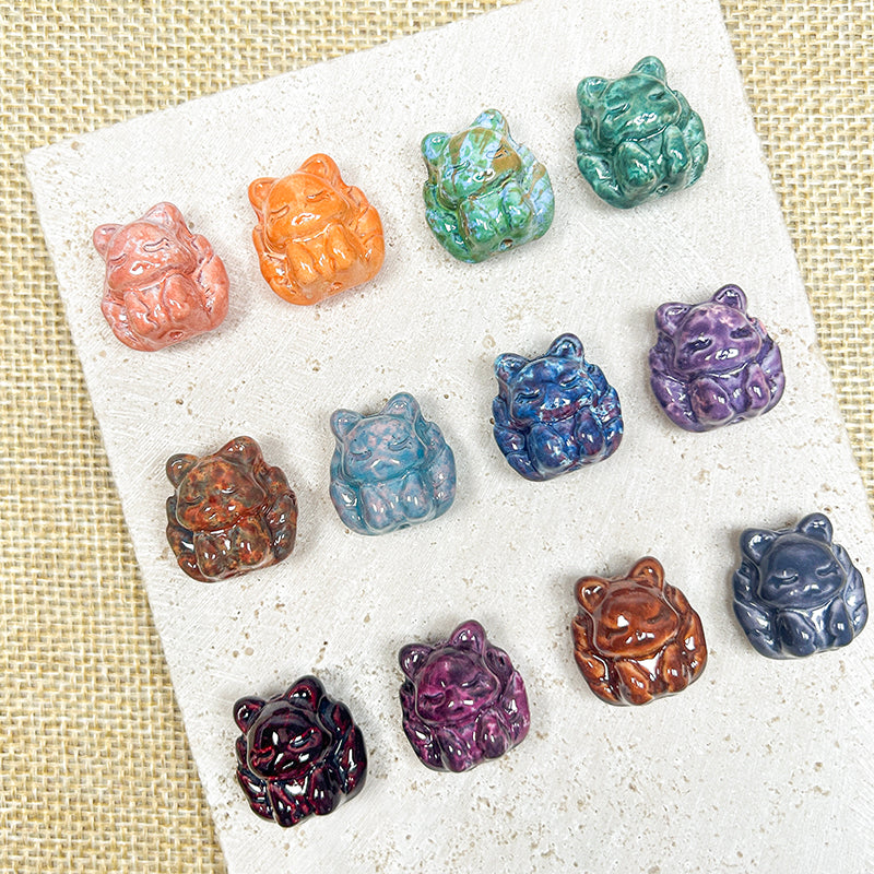 🦊New!🆕[B249] Ninetails Glass Beads