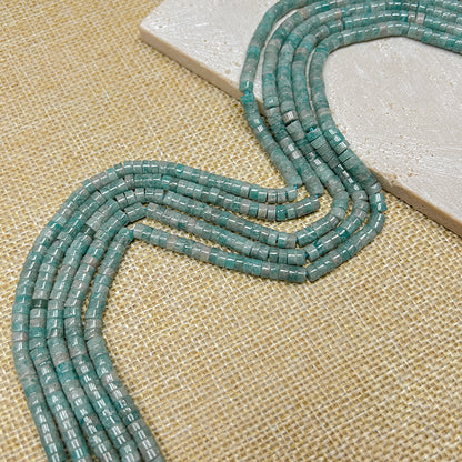 Sale🔥[B217] 2*4mm Nature Crystal/Stone Rondelle Beads Strings