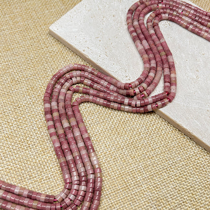 Sale🔥[B217] 2*4mm Nature Crystal/Stone Rondelle Beads Strings