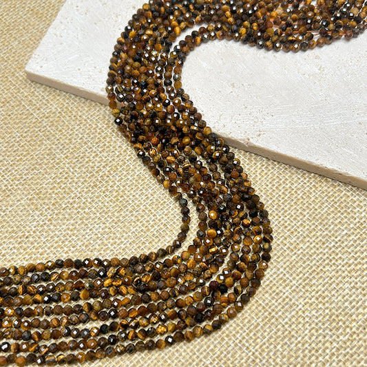 New!🆕[B277] Natural Tiger Eye Beads Strings
