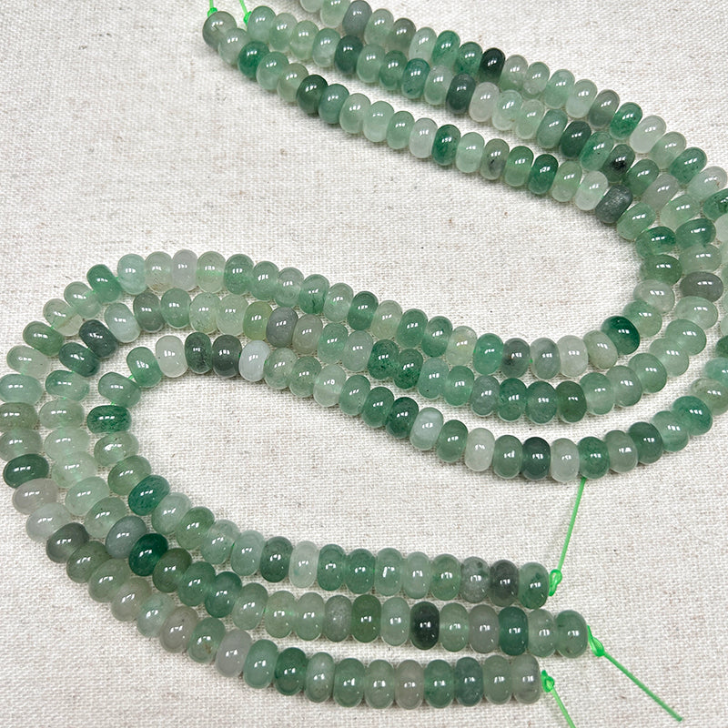 New!🆕[B260] 8mm Green Aventurine Donut Beads (Natrual Stone/Crystal)