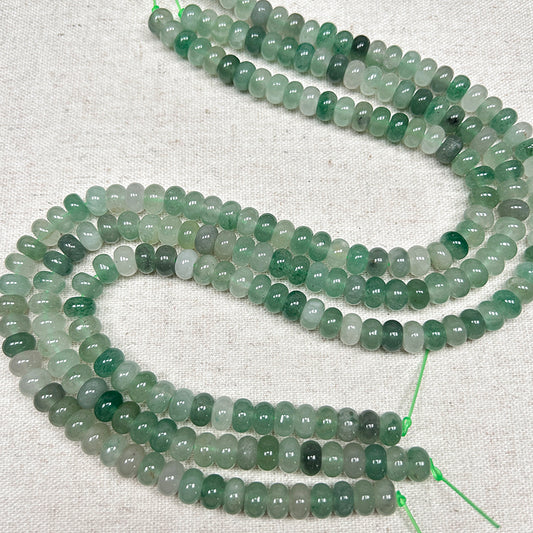 New!🆕[B260] 8mm Green Aventurine Donut Beads (Natrual Stone/Crystal)
