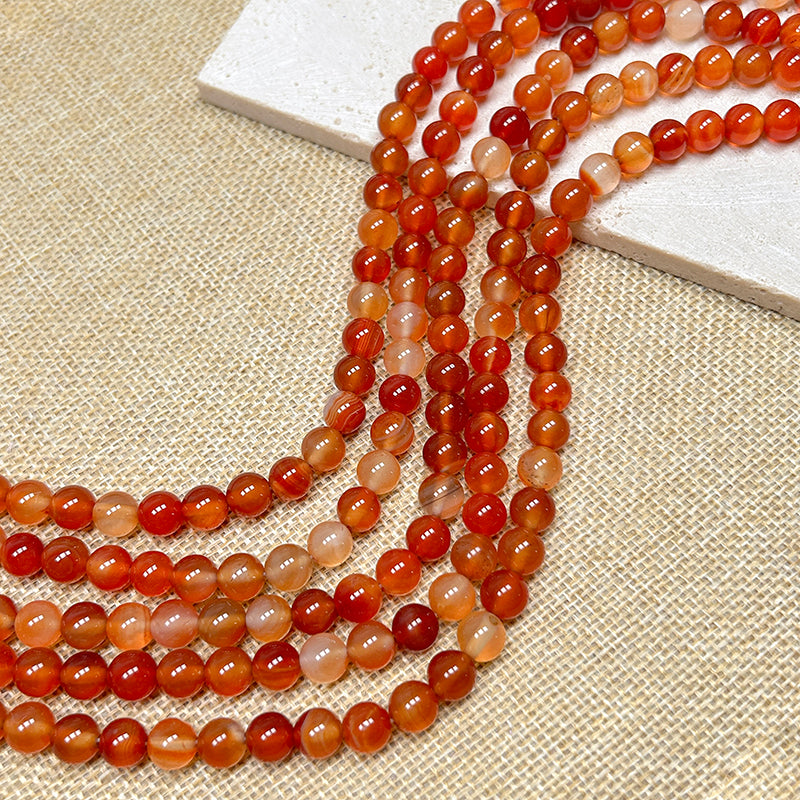 New!🆕[B261] 8mm Carnelian Beads