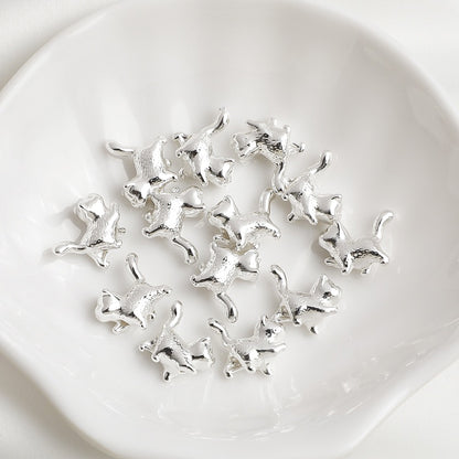 🐈New!🆕[E185] Copper Cat Bead Charm