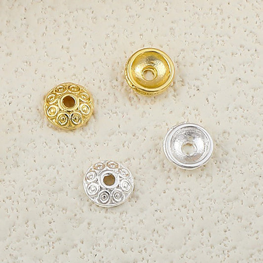 New!🆕[E199] 6mm Bowl-shaped Spacers (Copper)