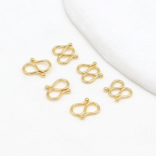 [E203] Copper S-Shaped Clasp