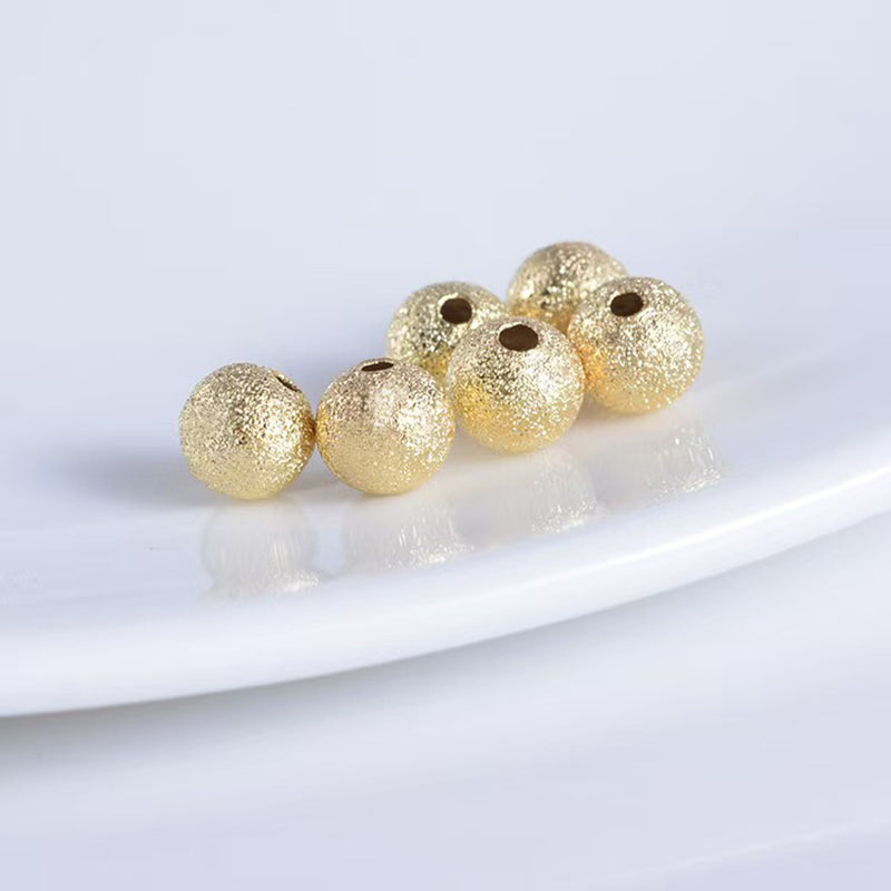 [B279] 8mm Copper Round Spacer Beads