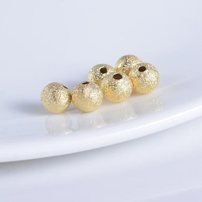 [B279] 8mm Copper Round Spacer Beads