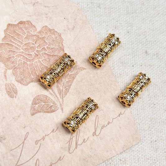 [E218] 5*13mm Copper Tube Beads