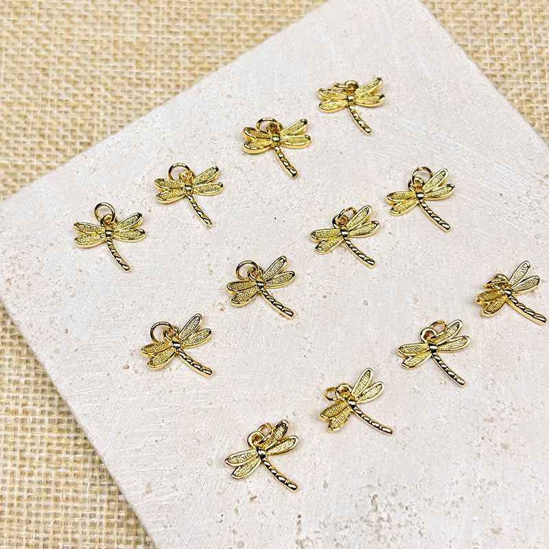 [E308] Copper Dragonfly Pendant