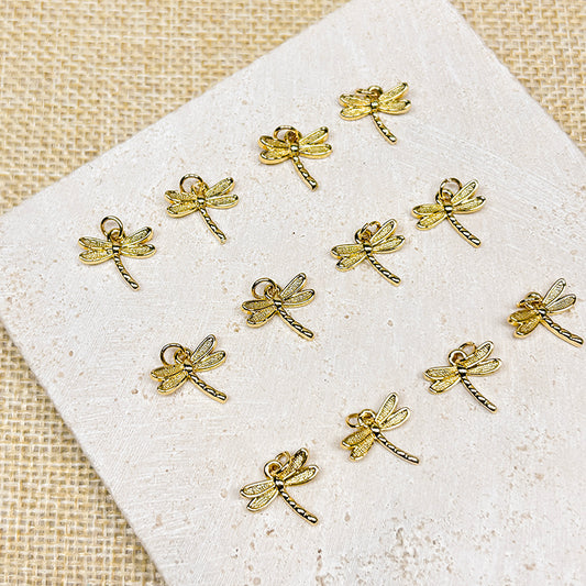 [E308] Copper Dragonfly Pendant