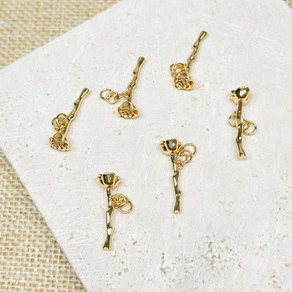 🌹New!🆕[E227] Copper Rose Pendant