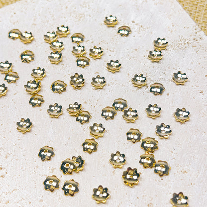 🏵️[E230] 6mm Copper Flower Spacer