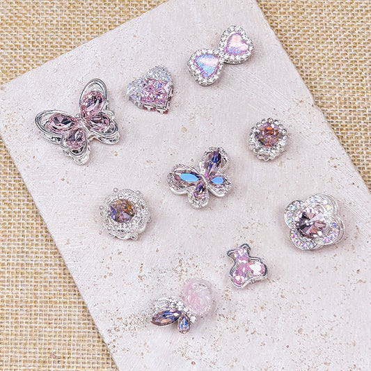 New!🆕[E223] Fancy Pink Charm (For Keychain/Pen)