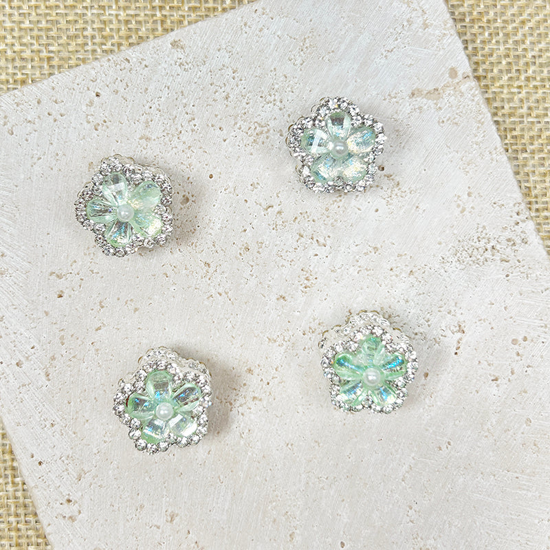 🌿[E317] Fancy Green Charm (For Keychain/Pen)