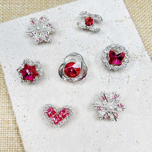 [E243] Fancy Pink Charm (For Keychain/Pen)