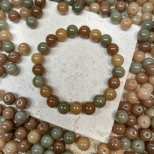 New!🆕[B317] Zen Pebbles (Glass, 10mm)