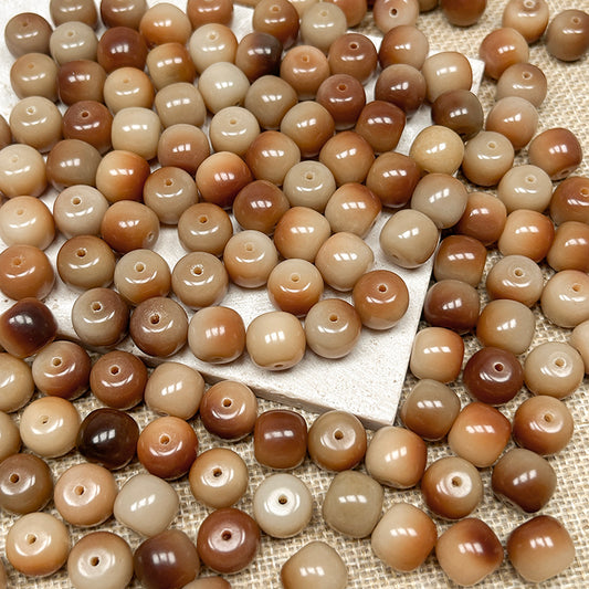 [N116] Burnt Scroll (Bodhi Beads)